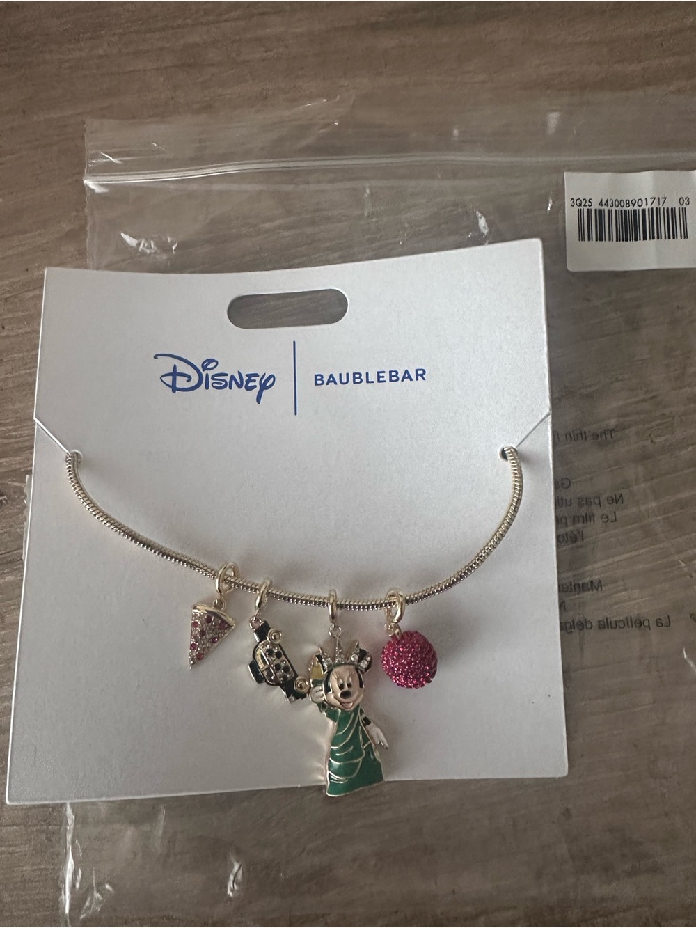 Baublebar Disney Minnie Mouse NYC New York Liberty Necklace